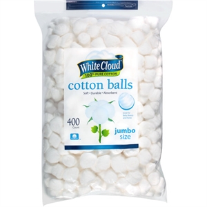 Picture of White Cloud Jumbo Size Cotton Balls