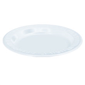 Picture of 10.25 Wht Impct Plte 500 White Plastic Plate 4/125