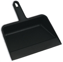 Picture of 12" Black Pl Dust Pan 1 Plastic Dust Pan