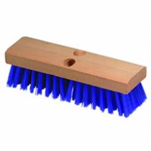 Picture of 12" Blue Ppy Deck  1 Polypro Scrub Brush Wood Bloc