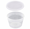 Picture of 12Oz Cl Deli Combo 240 12Oz Nat Deli Container/Lid