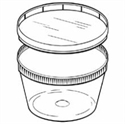 Picture of 16Oz Cl Deli Combo 240 Tpi Container And Lid