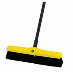 Picture of 18" Black Tampico Med  1 Tampico Med Sweep Plas Block
