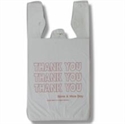 Picture of Plain White T-Shirt Bag - 18X8x32/17 Mic 