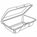 Picture of 1-Com All Pur Tray 200 9.25X6-3/8X2-7/8 Perforated