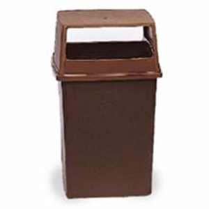 Picture of 256B Brown Gluttn Cont 56Gal 1 21.5X22.75X31"  Lid 256V, 256X