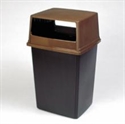Picture of 256B Cream Gluttn Cont 56Gal 1 21.5X22.75X31"  Lid 256V, 256X