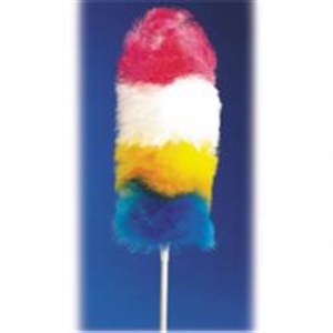 Picture of 26" Polywool Dust    1 Head Multi Colors Plas Hndl