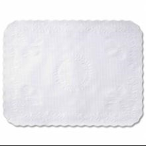 Picture of 30659 White Anniversry Pmat 1M White Placemat 10X14 St Edge