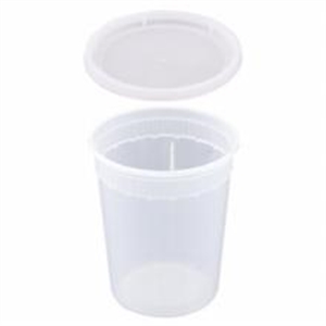 Picture of 32Oz Cl Deli Combo 240 32Oz Clr Deli Cont/Lid Quart
