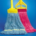 Picture of Blue Rayon/Cotton 5" Medium Loop End Mesh Tail Mophead