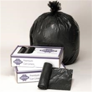 Picture of Vintage Black 43x47 56 Gallon Can Liner 