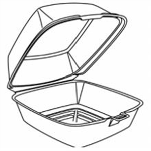Picture of 5" Med Sand Tray  4/125 5-1/8X5-3/8X2-7/8 Foam Tray