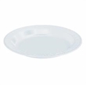 Picture of 6" Foam Plate        1M White Foam Bread Dessert Plat