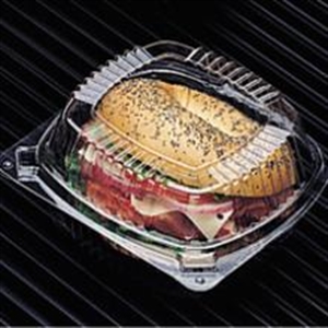 Picture of 6" Sl Clrvw Tray 500 5.75X6x3 Clear Sandwich