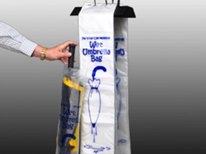 Picture of Umbrella Plastic Bag 7X24 .7 Mil w/  Hang Hole