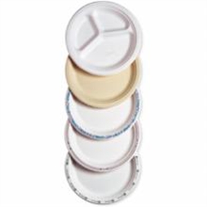 Picture of 9.25 Comp Wh Plat 4/125 Chinet Classic White Plate