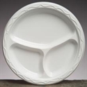 Picture of Aristocrat 9" 3Comp 500 Impact Plastic Plate  4/125