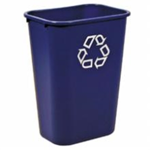 Picture of Blue Recy Rect Wstb 1 41 1/4Qt  15.25X11x19 7/8