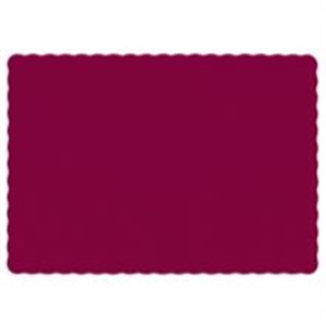 Picture of Burgundy Scal Pmat  1M 9.75X14 Scalloped Edge Pm
