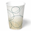 Picture of Champagne 7 oz Cold Double Poly-coated Cup  W/Lid