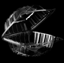 Picture of Cl 6" Sandwich  4/125 Clear Sandwich Container