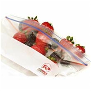 Picture of Dbl Zip Quart Bag   500 Zipper Qt Poly Bag 7X8 1.75Mil