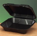 Picture of Black Hinged Foam Tray 1-Compartment