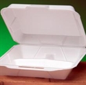 Picture of Jum 3Comp Hing Tray 200 10.25X9.25X3.25 White 2/100
