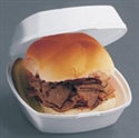 Picture of Lg Sandwich Cont 500 6X6x3 White H/L