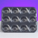 Picture of Ns 55312 Mini Muffin Tray  500 Nonstocmk Black Plas 1Oz Cups