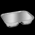 Picture of Oblong 3Comp   250 Combo Base / Lid 8.5X6-3/8