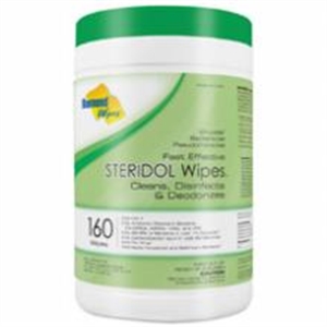 Picture of Steridol Hard Surface Disinfecting Wipe 160/Canister