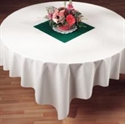 Picture of Wht 72X72 Linen Like 24 872Dw  Linen Like Tablecover