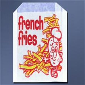 Picture of Xlg French Fry Bag 2M 5.5X1x8 French Fry Bag Prt