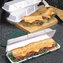 Picture of Xlg Hoagie Hing Cont 200 12-3/16X4-15/32X3-1/8 Wh 2/100