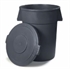 Picture of Bronco Gray 20 Gal  Round Trash Can Lid