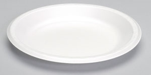 Picture of White 10-1/4" Foam Plate