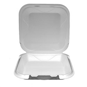 Picture of Medium 1 Compartment Foam Hinged Lid Tray