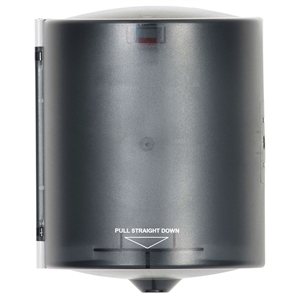 Picture of PA Towel Dispenser, Center Pull, Smoke - 300 Sheets Capacity