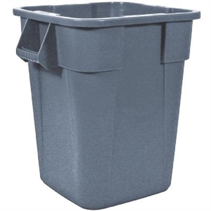 Picture of Brute Square 40 Gallon Waste Container - Gray