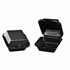 Picture of Black Hinged Sandwich To-Go Tray Container