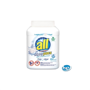 Picture of all Mighty Pacs Free & Clear HE - 120 ct