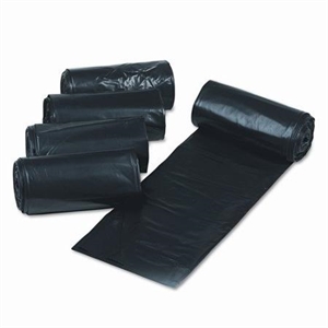 Picture of Handi-Bag Black 33 Gallon 32.5x40 Trash Liner with Flat Tie 