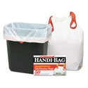 Picture of Handi-Bag 13 Gallon DrawString .9 mil Kitchen Trash Can Liner- White