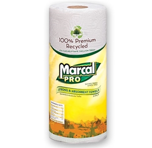 Picture of Marcal Pro 2 Ply Kitchen Roll Towel 100% Recycled