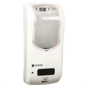 Picture of San Jamar Rely® Hybrid Summit Electronic Soap Foam Dispenser - White/Clear