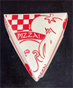 Picture of Pizza Slice Box 9" Hinged Clamshell Printed