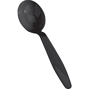 Picture of Vintage Heavy Soup Spoon Styrene - Black