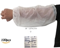 Picture of Polypropylene Disposable Sleeves 18”L, 0.32mm Thickness, Elastic Cuff